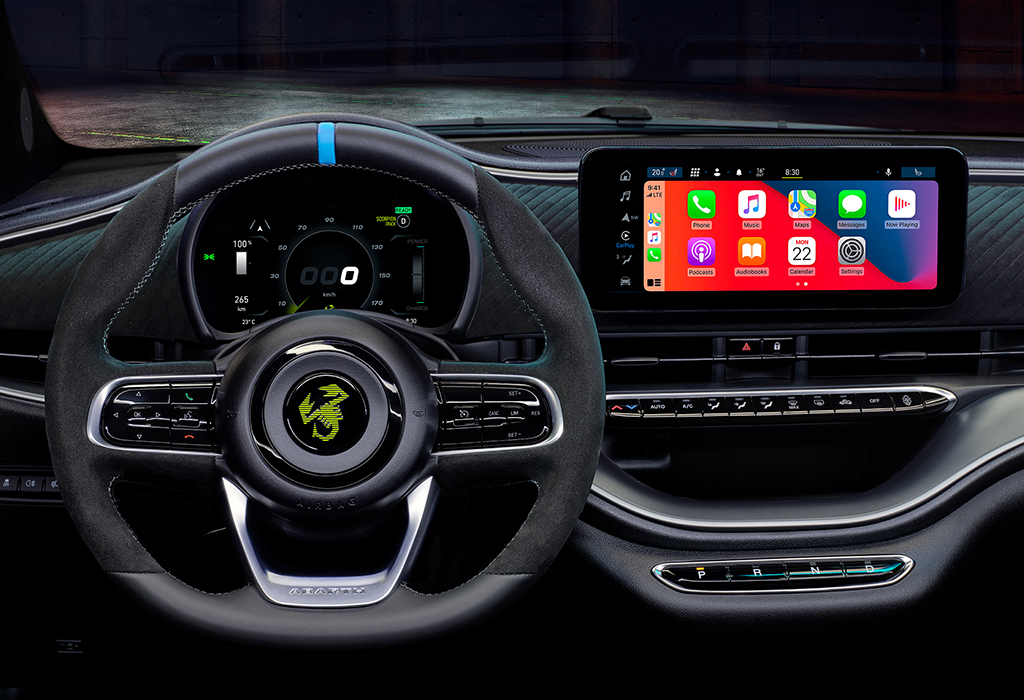 New Abarth 500E Range Gallery 2 Wireless Apple Carplay Tablet 1024X700